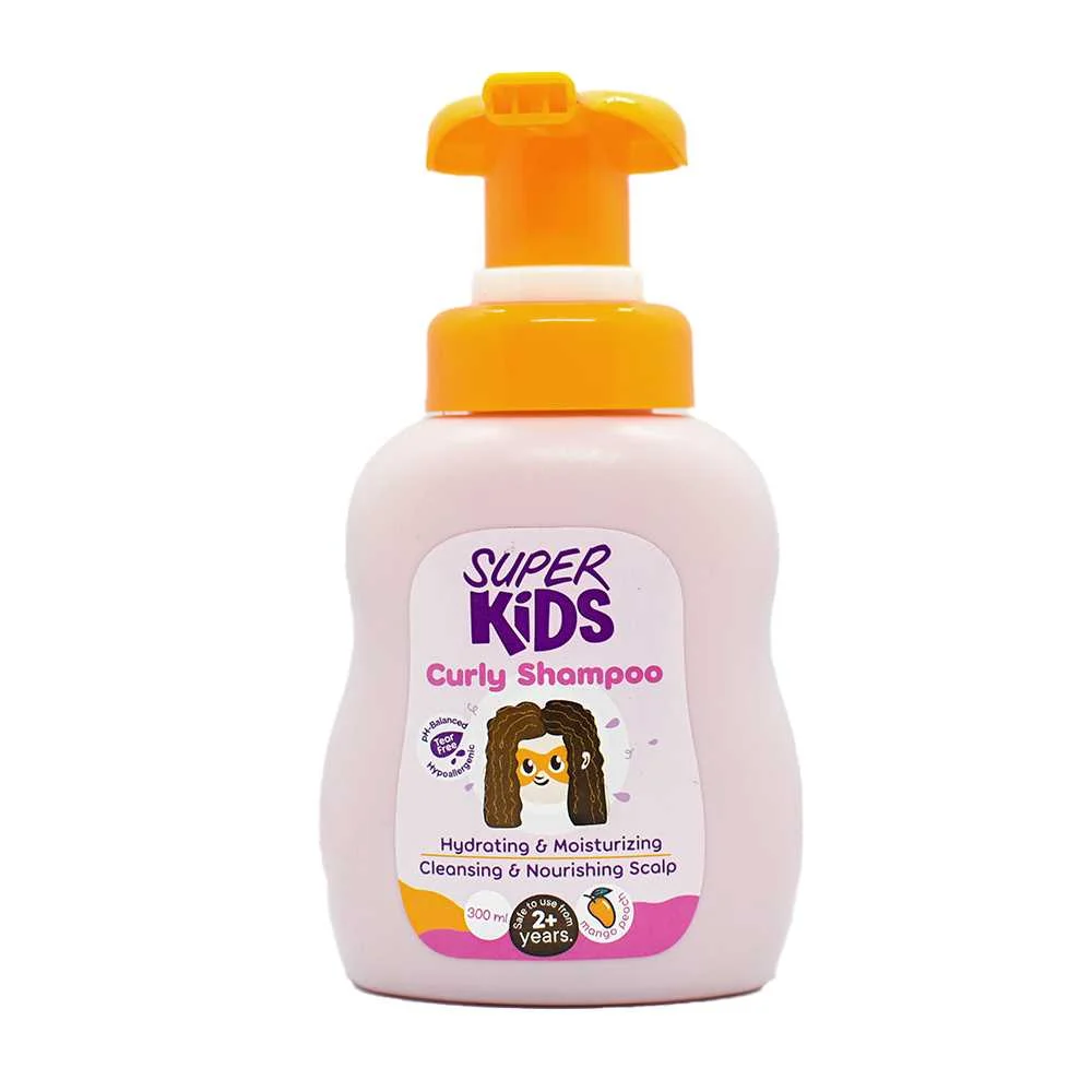 Super Kids Curly Hair Shampoo for Moisturizing and Cleansing the Scalp 300ml Super Kids Curly Hair Shampoo for Moisturizing and Cleansing the Scalp 300ml