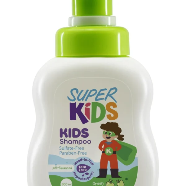 Super Kids Shampoo Green Apple Scent 300ml