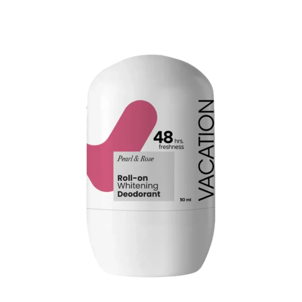 Vacation Roll-On Deodorant Pearl & Rose for Lightening and Even Skin Tone 50ml