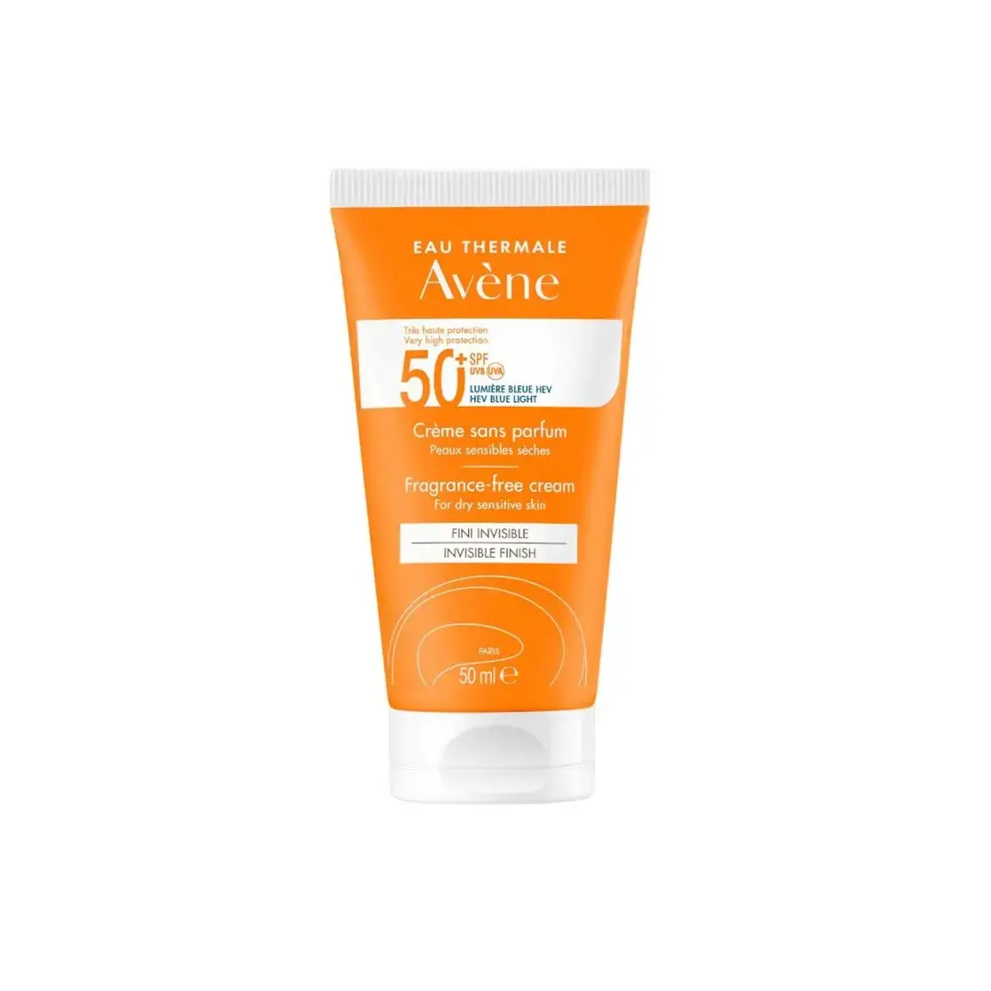 Avène Sunscreen Cream SPF 50+ for Sensitive Skin 50ml Avène Sunscreen Cream SPF 50+ for Sensitive Skin 50ml