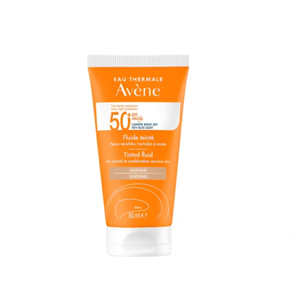 Avène Tinted Fluid Sunscreen SPF 50+ for Normal to Combination Skin 50ml