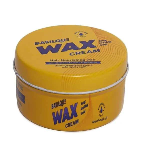 Basilque Wax Cream with Bamboo and Argan Oil to Fix and Nourish Hair 100ml