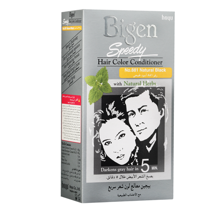 Bigen Speedy Natural Black 881 Hair Dye