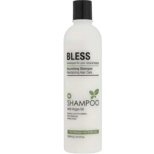 Bless Shampoo with Argan Oil to Moisturize and Nourish Damaged and Split Hair 500ml