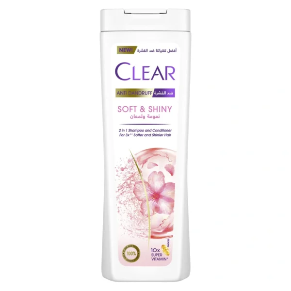 Clear Anti Dandruff 2IN1 Shampoo and Conditioner Soft & Shiny 180ml