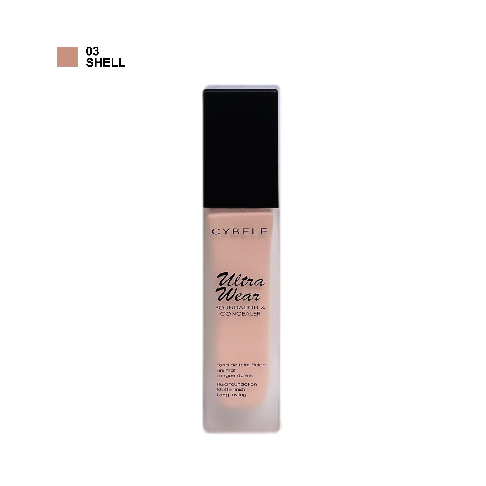 Cybele Ultra Wear Foundation & Concealer - 03 Shell