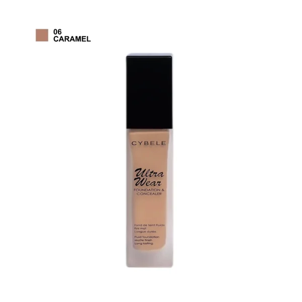 Cybele Ultra Wear Foundation & Concealer - 06 Caramel