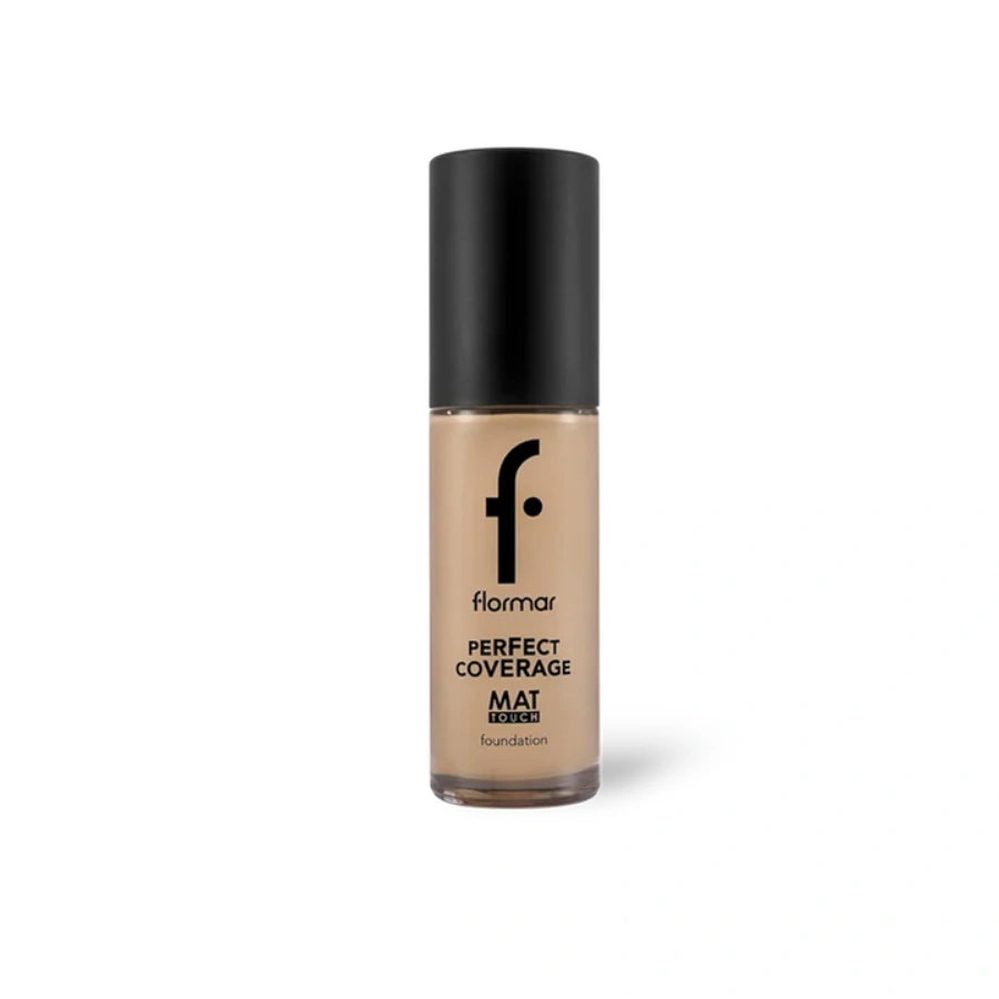 Flormar Perfect Coverage Matte Touch Foundation - 301 Soft Beige