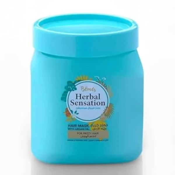 Hair Mask Herbal Sensation with Argan Oil to moisturize and nourish frizzy hair 600ml