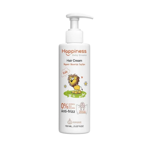 Happiness Kids Moisturizing Cream for Frizzy and Curly Hair 150ml