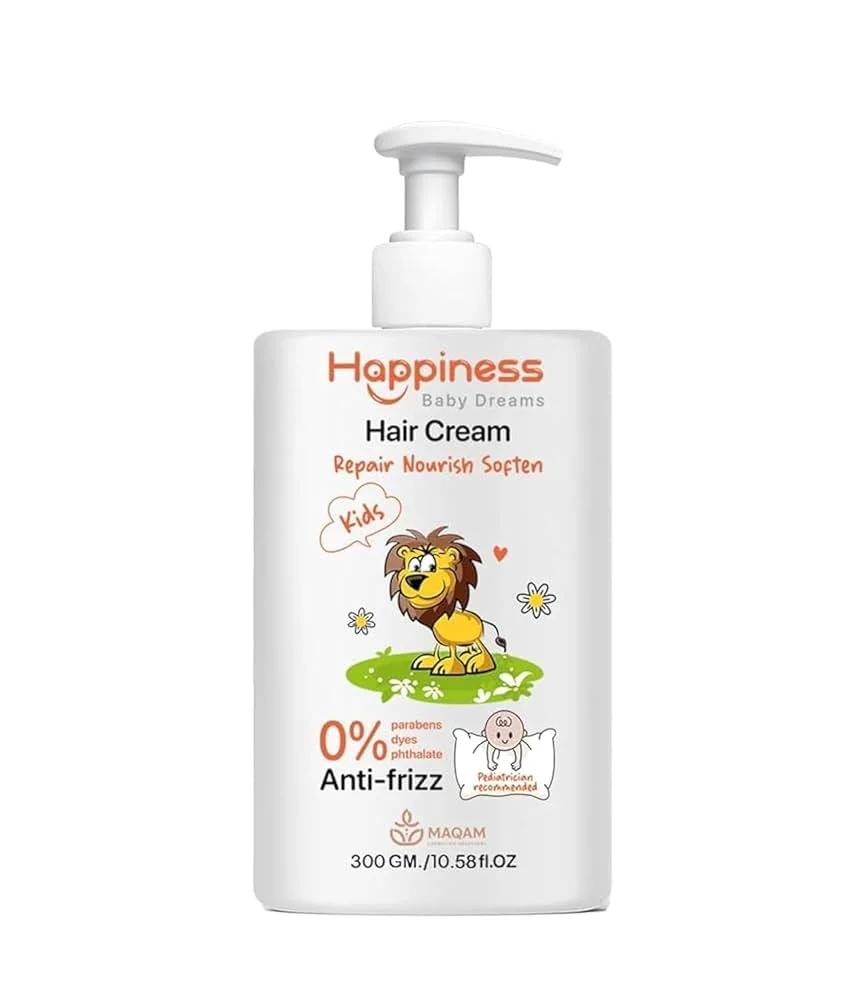Happiness Kids Moisturizing Cream for Frizzy and Curly Hair 300ml Happiness Kids Moisturizing Cream for Frizzy and Curly Hair 300ml