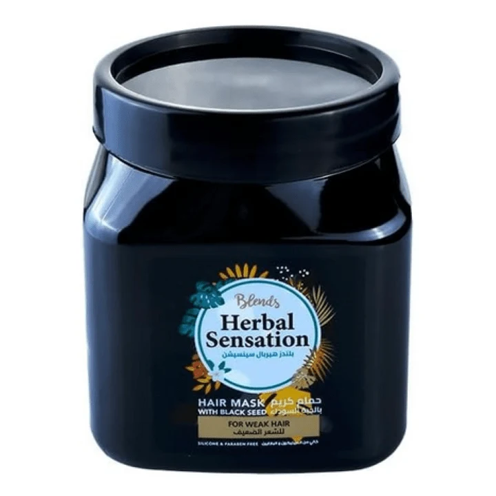 Herbal Sensation Hair Mask with Black Seed for Strengthening and Nourishing Weak Hair 600ml Herbal Sensation Hair Mask with Black Seed for Strengthening and Nourishing Weak Hair 600ml