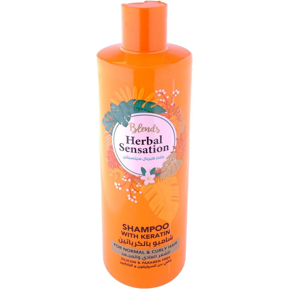 Herbal Sensation Keratin Repair Shampoo for Damaged and Frizzy Hair 600ml