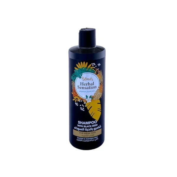 Herbal Sensation Shampoo with Black Seed for Strengthening and Nourishing Weak Hair 600ml