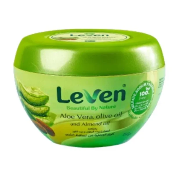 Leven Cream with Olive Oil and Aloe Vera for Hair Loss Treatment 150ml