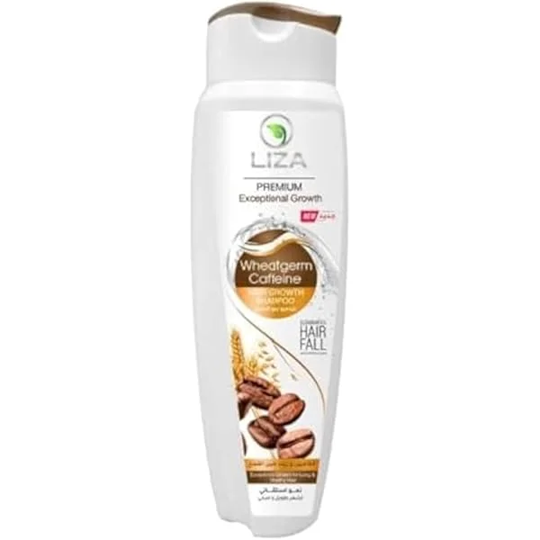 Liza Shampoo with Wheat Germ and Caffeine for Hair Strengthening and Growth 350ml