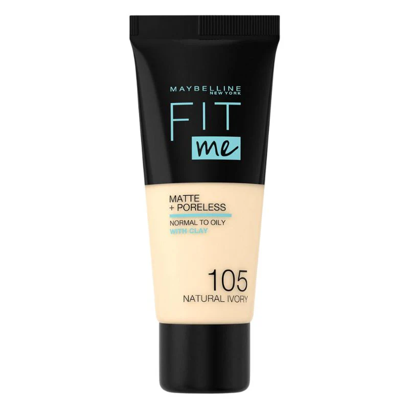 Maybelline New York Fit Me Matte & Poreless - 105 Natural Ivory 30ml