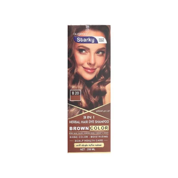 Starky Brown Hair Dye Shampoo 250ml
