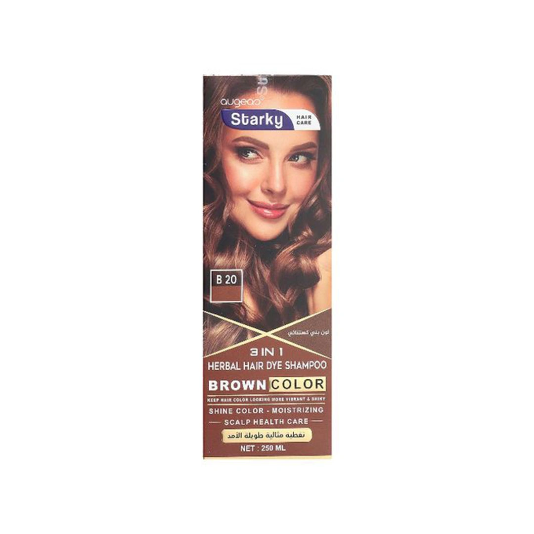 Starky Brown Hair Dye Shampoo 250ml