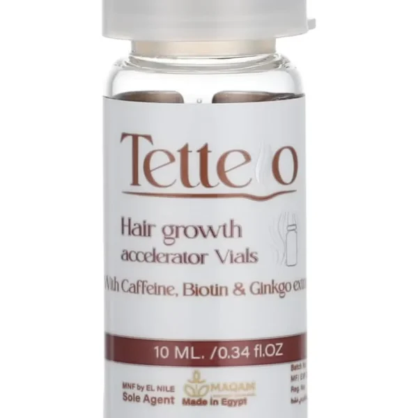Tetillo File Ampoules to stimulate hair growth and fill in gaps, 12 ampoules, 10 ml