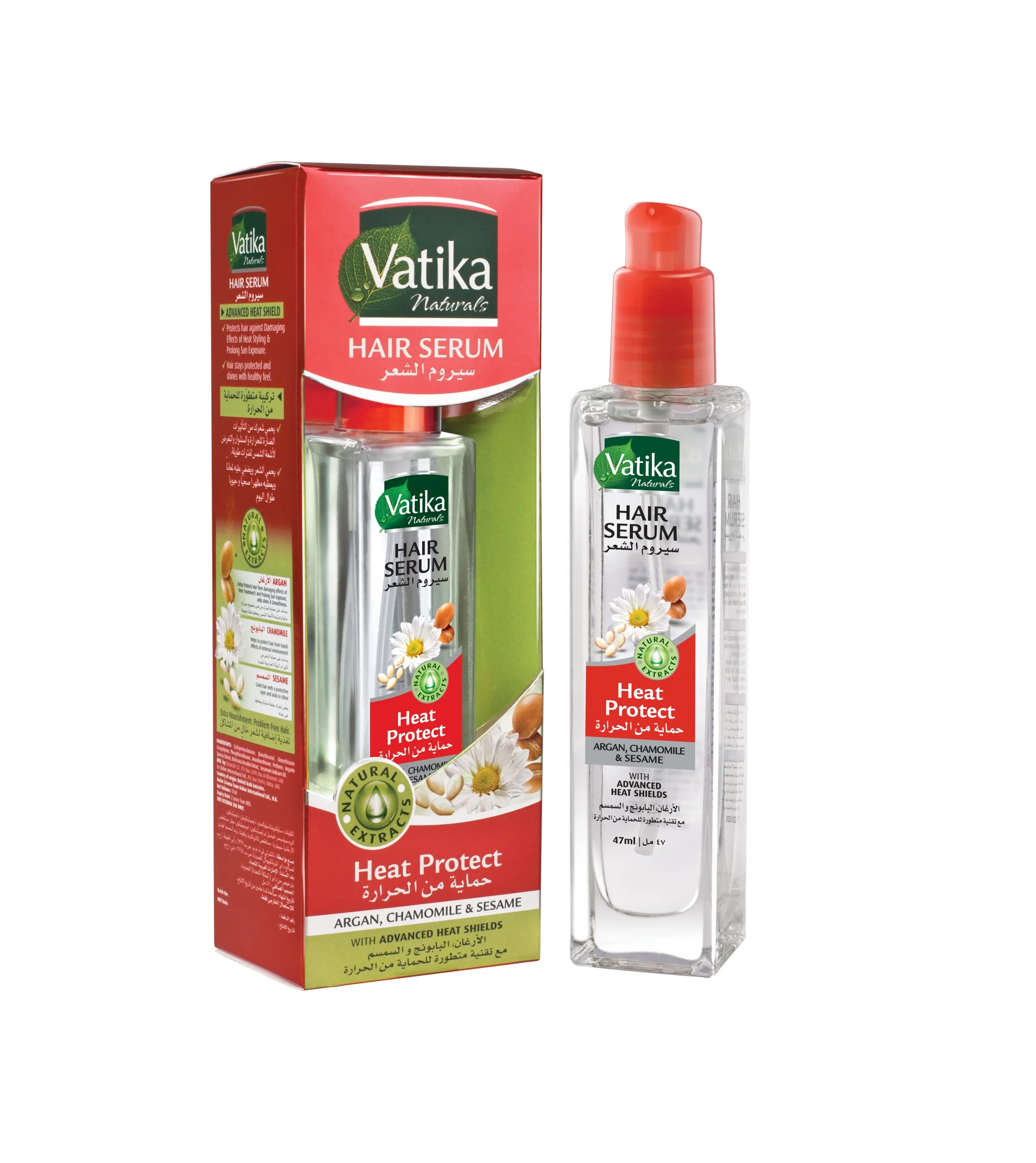 Vatika Argan & Sesame Heat Protect Serum 47ml