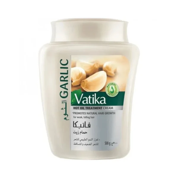 Vatika Garlic Hair Mask for Damaged Hair Growth and Strengthening 225ml