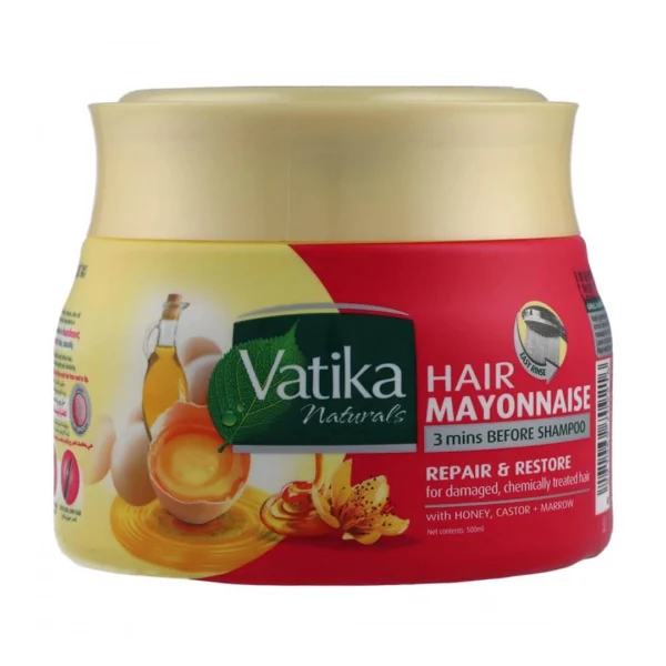 Vatika Hair Mask with Mayonnaise for Repairing and Restoring Hair 500ml