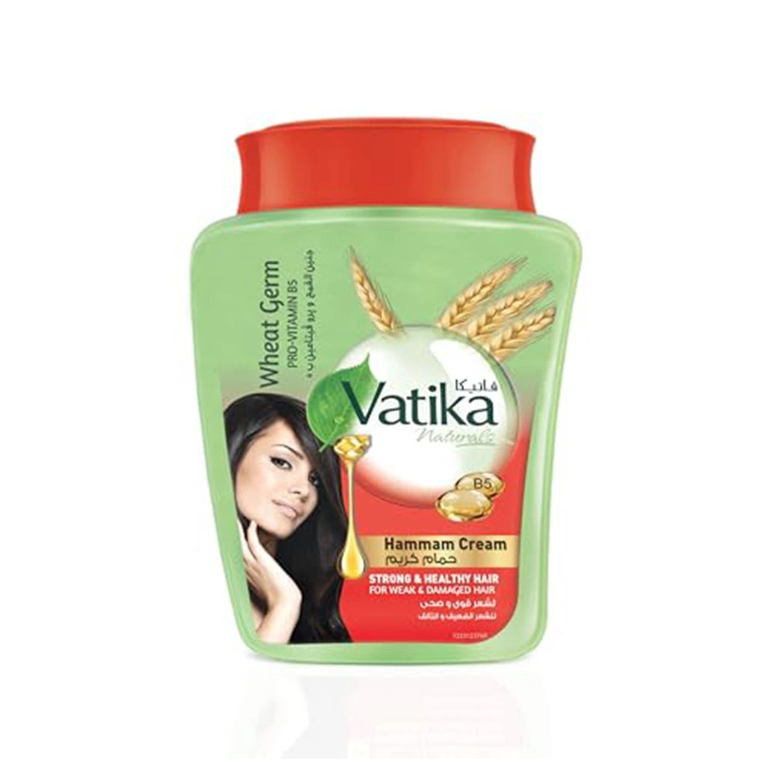 Vatika Hair Mask with Wheat Germ Oil for Moisturizing Weak and Damaged Hair 225ml Vatika Hair Mask with Wheat Germ Oil for Moisturizing Weak and Damaged Hair 225ml