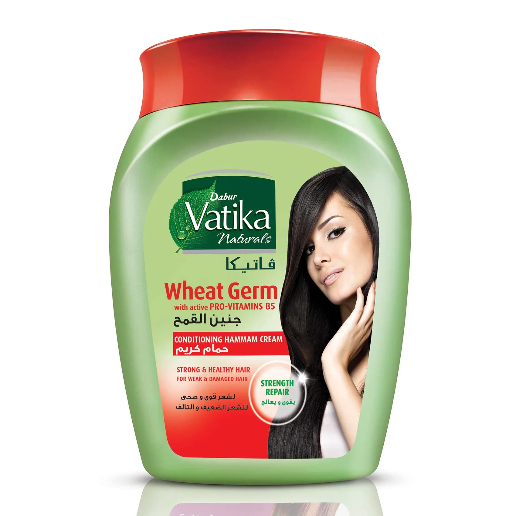Vatika Hair Mask with Wheat Germ Oil for Moisturizing Weak and Damaged Hair 450ml Vatika Hair Mask with Wheat Germ Oil for Moisturizing Weak and Damaged Hair 450ml