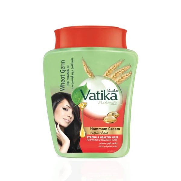 Vatika Hair Mask with Wheat Germ Oil for Moisturizing Weak and Damaged Hair 900g
